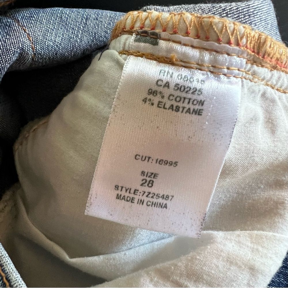 Allen B Jeans Denim Embroidered Blue New - Picture 13 of 13